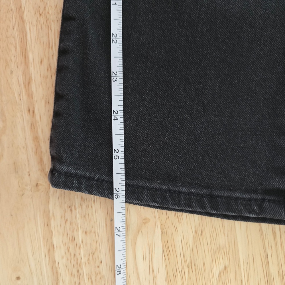 Madewell Classic Straight Jean Black Wash Women's Size 28 - Picture 8 of 10